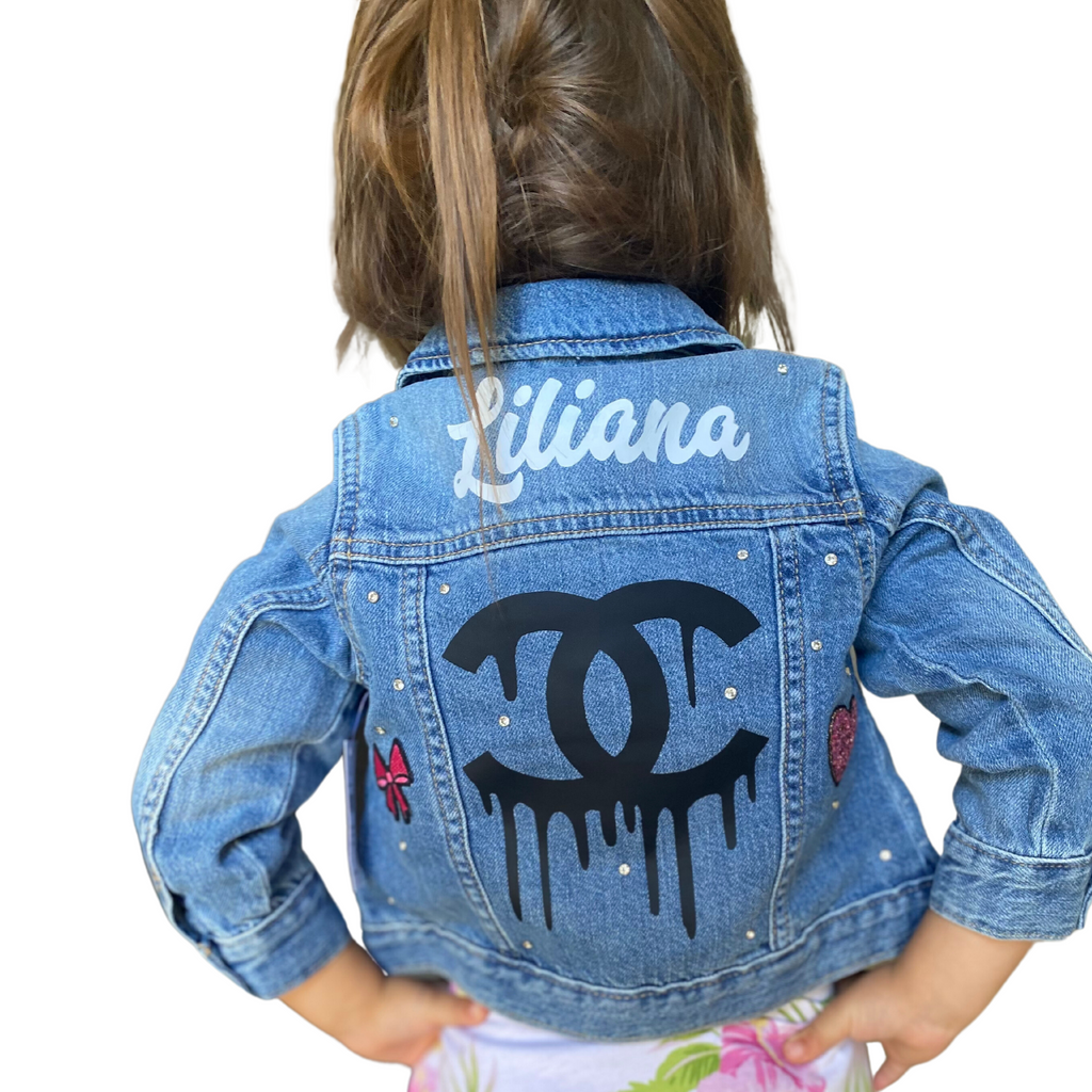 Designer Inspired Patches | Luxury Embroidered Patches | Custom Denim Jackets | Custom Vinyl Logos | CC luxury Patches | Sew on Patches | Chanel.