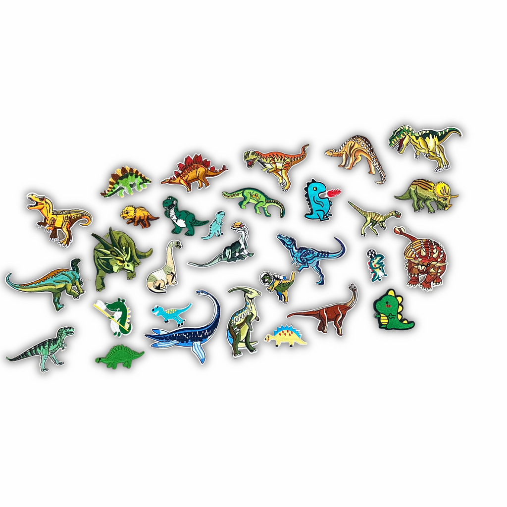 Boys embroidered patches | Kids patches | Dinosaurs | Dino Patches | dinosaur iron on patches