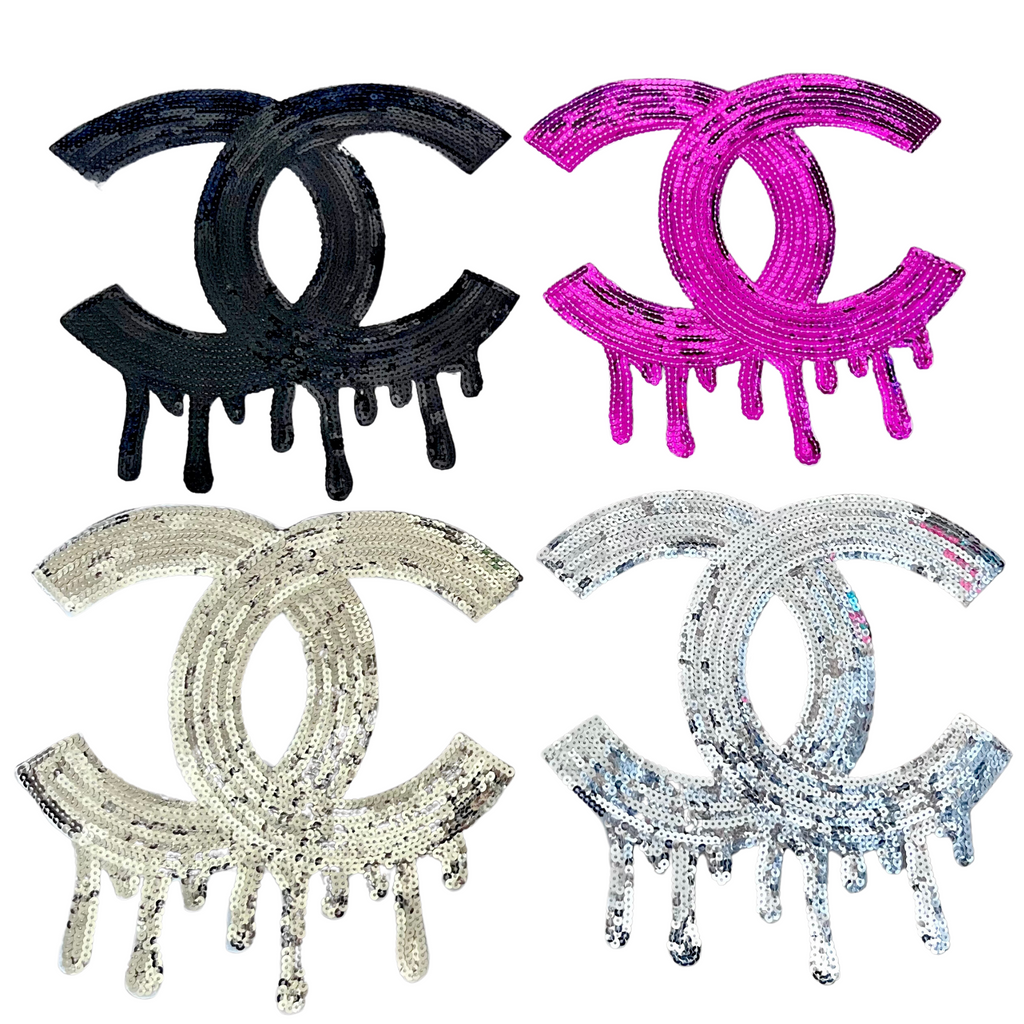 Designer Inspired Patches | Luxury Embroidered Patches | Custom Denim Jackets | Custom Vinyl Logos | CC luxury Patches | Sew on Patches | Chanel.