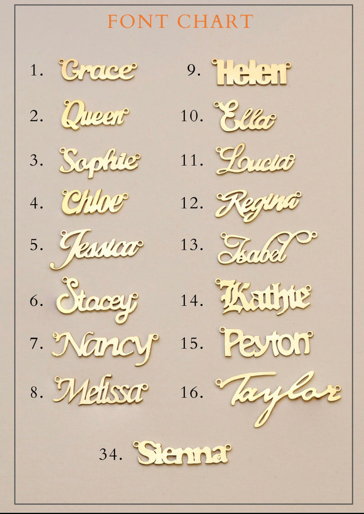 Custom name font for necklace mothers day necklace Mom necklace with kids name