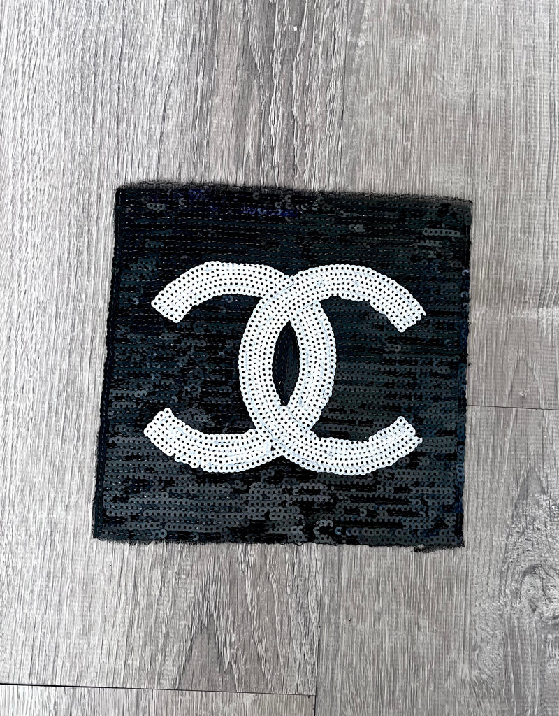 Designer Inspired Patches | Luxury Embroidered Patches | Custom Denim Jackets | Custom Vinyl Logos | CC luxury Patches | Sew on Patches | Chanel.