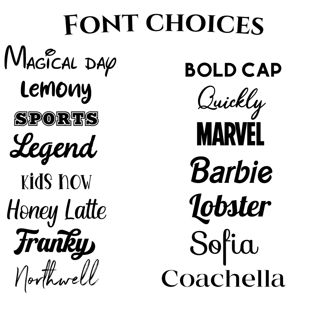 Custom Iron On Vinyl Decal - Customizable Text, Name, Logos, and Images for shirts, jackets, hoodies,