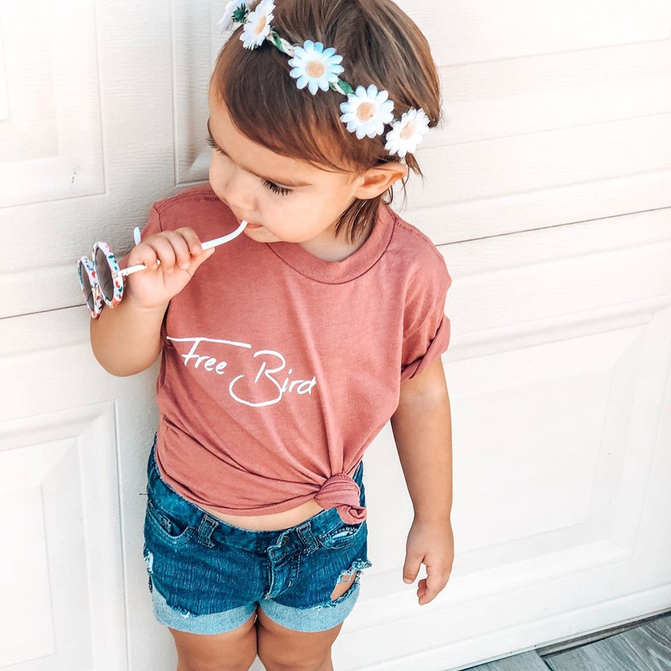 Free Bird Kids Toddler Custom Tee Shirt -.