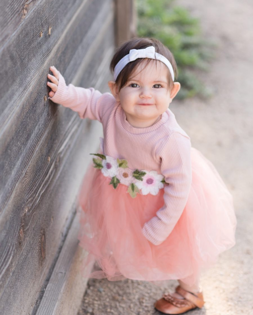 Cute Floral Long Sleeve Sweater Dresses.