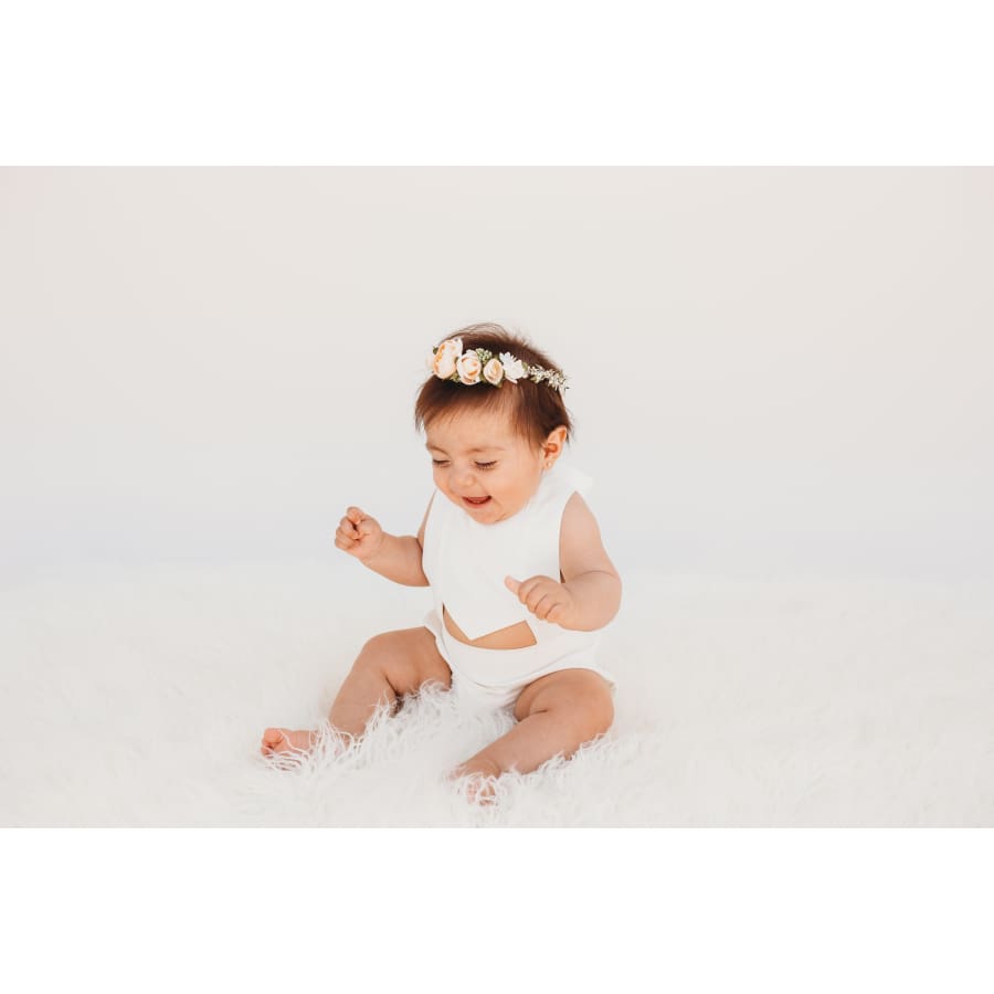 Brielle Cross Back Romper - Romper