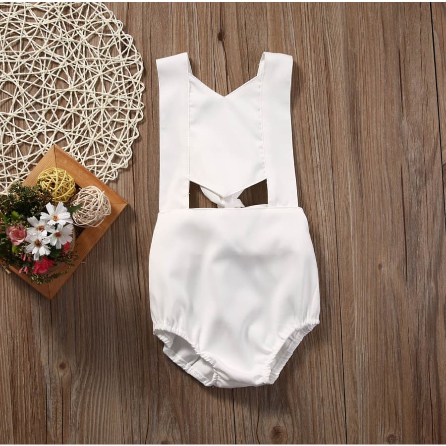 Brielle Cross Back Romper - Romper