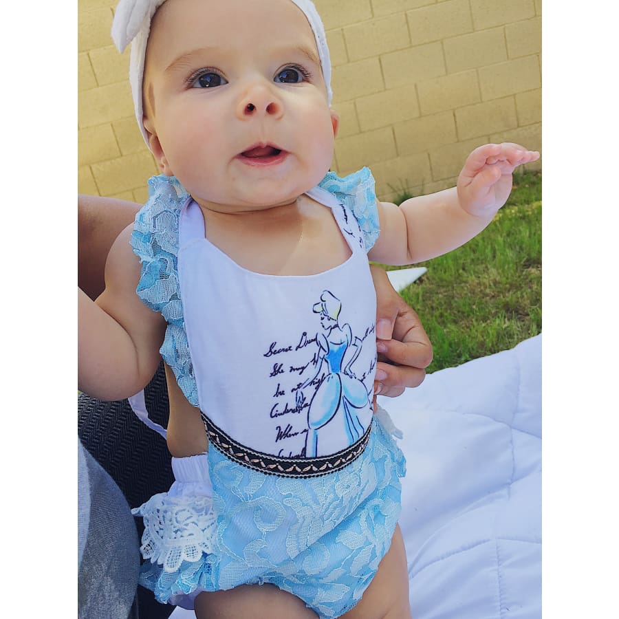 Cinderella Elegant Princess Lace Romper - Disney