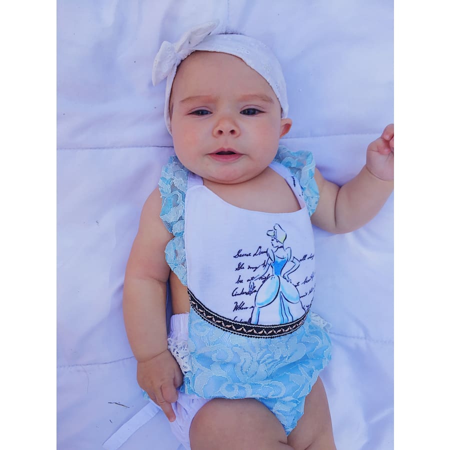 Cinderella Elegant Princess Lace Romper - Disney