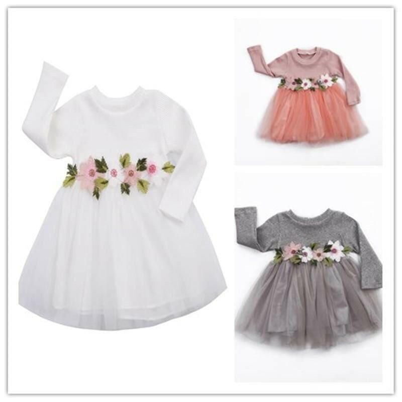 Cute Floral Long Sleeve Sweater Dresses