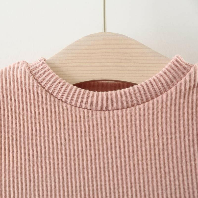 Cute Floral Long Sleeve Sweater Dresses