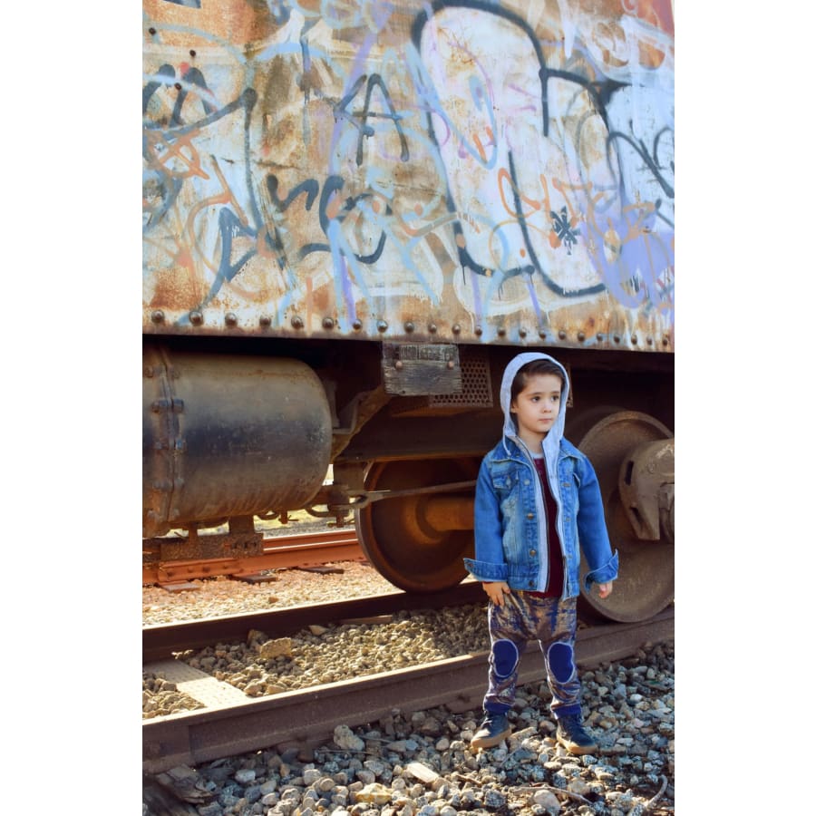 !denim Hooded Jean Jackets