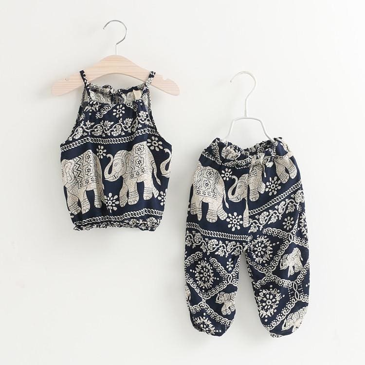 Elephant Boho 2 Pc Outfit