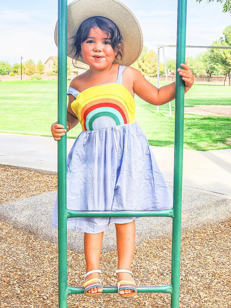 Rainbow Tank Dress.