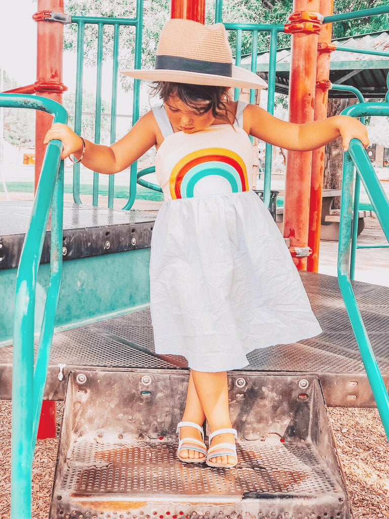 Rainbow Tank Dress.