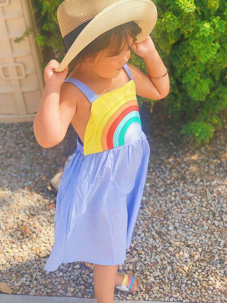 Rainbow Tank Dress.
