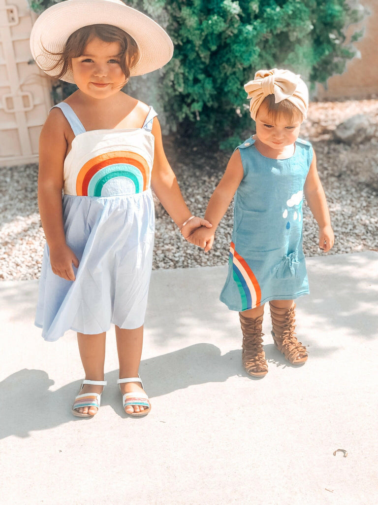 Rainbow Tank Dress.