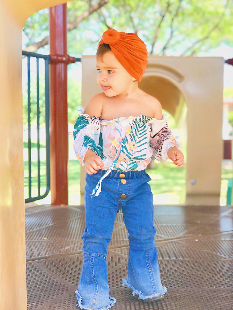 Bell-Bottoms Boho Flare Pants.