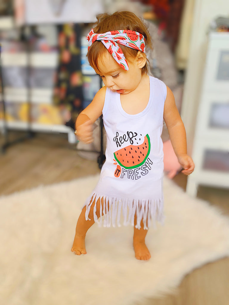 Keep It Fresh Fringe watermelon Dress.
