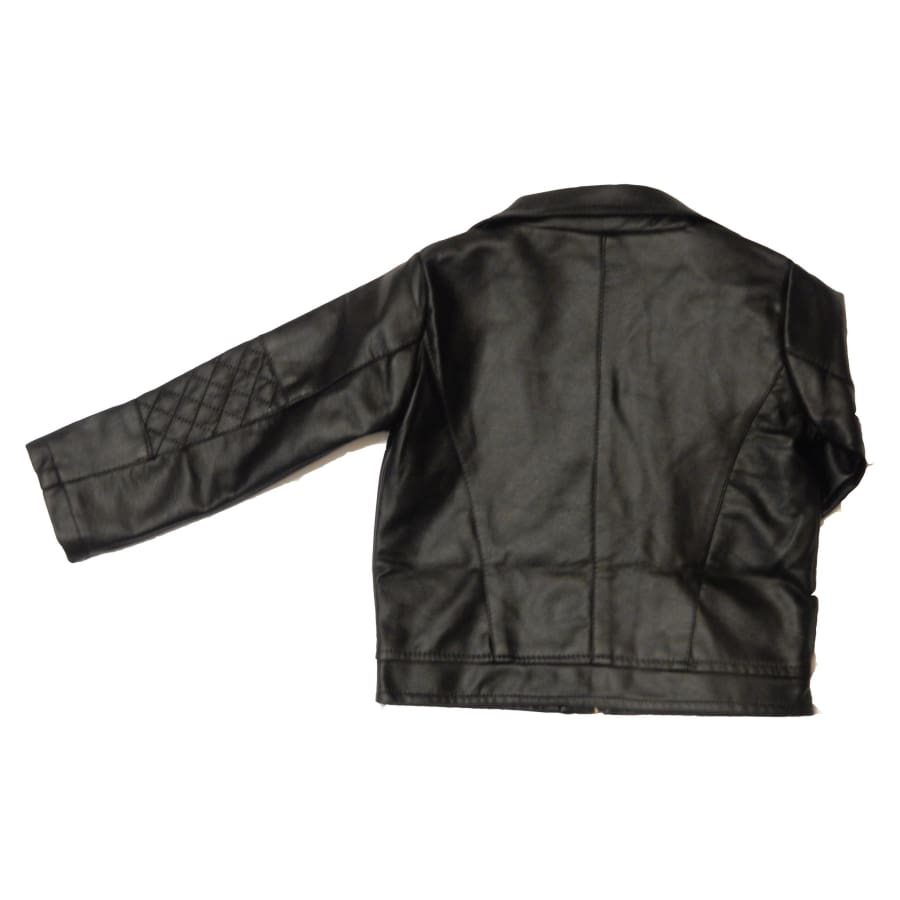Kids Unisex Leather Jacket