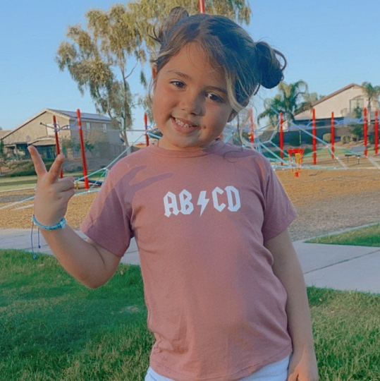 ABC Back to School Kids Graphic Tee Shirt ACDC First Day of school kids Tshirt.