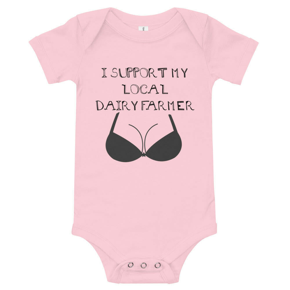 I support my local dairy farmer Short Sleeve.