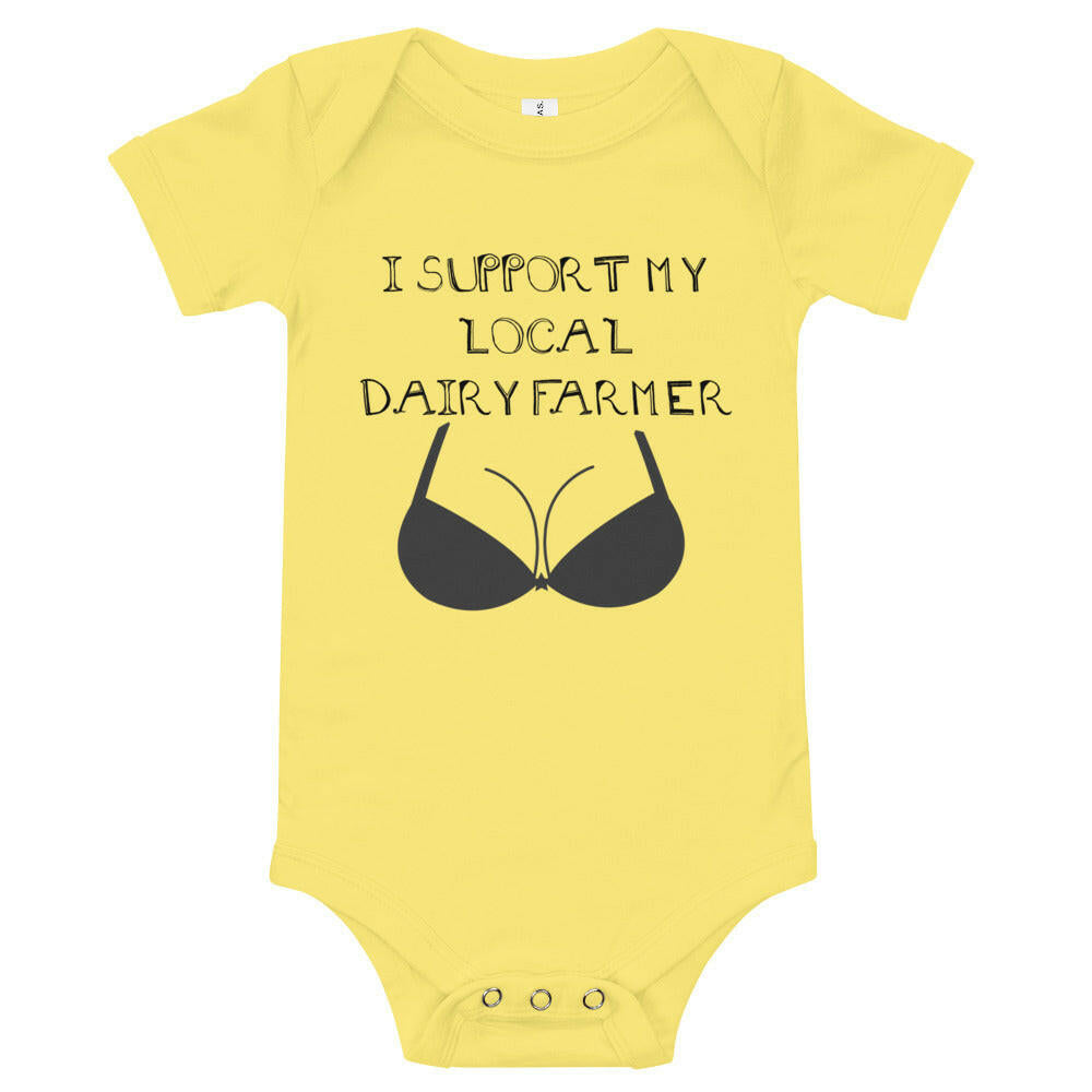 I support my local dairy farmer Short Sleeve.