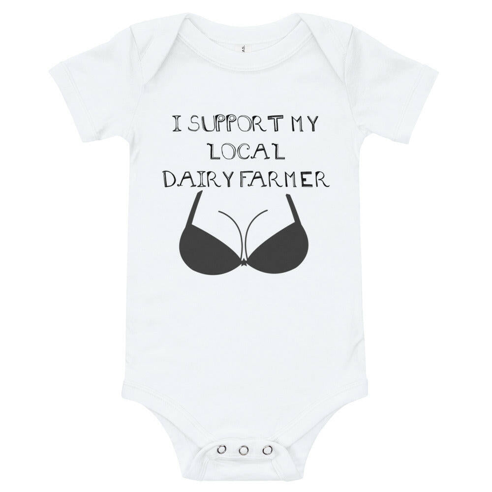 I support my local dairy farmer Short Sleeve.