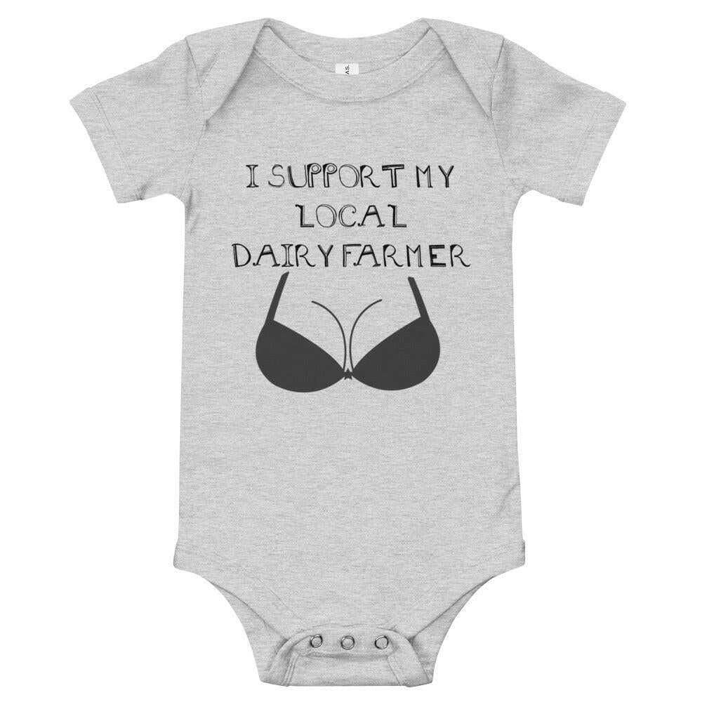 I support my local dairy farmer Short Sleeve.