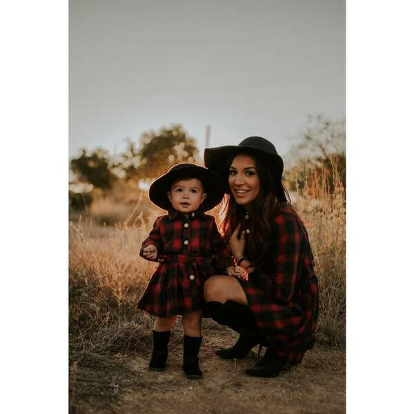 Valerie Plaid Mommy & Me Dresses Valerie Plaid Mommy & Me Dresses