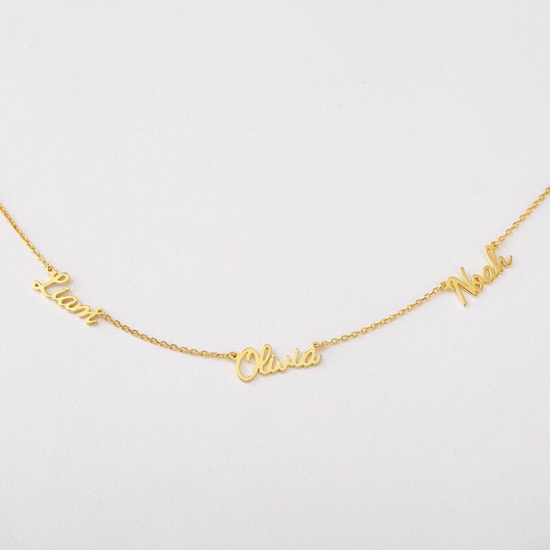 Custom Necklaces with childrens names | Custom Jewelery | Kids names bracelet