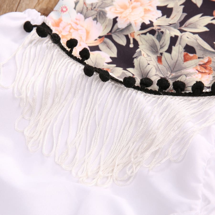 Sienna Tassel Romper - Romper