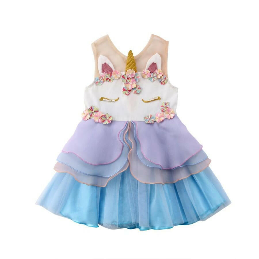 Unicorn Princess Party Dress