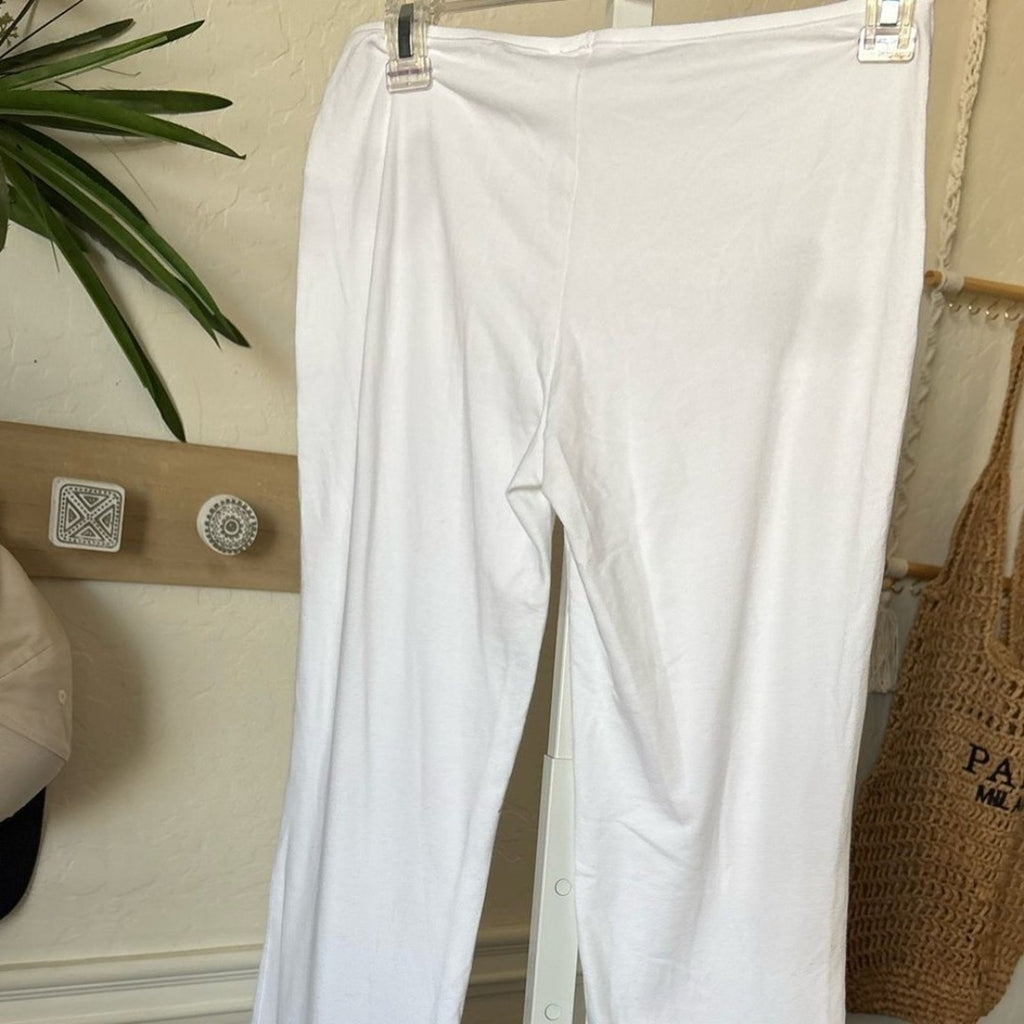 SKIMS White Heart Cutout Flare Jumpsuit