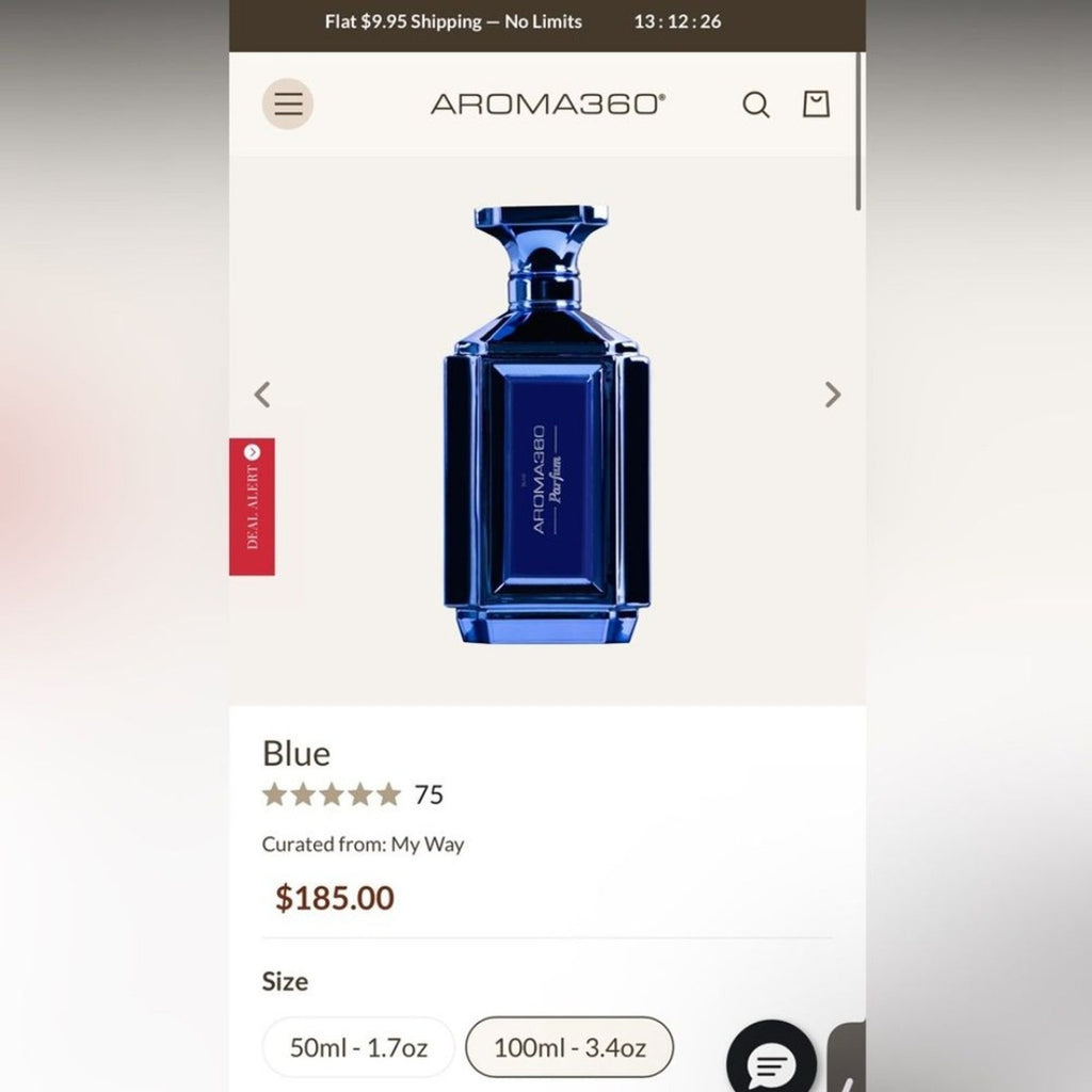 BLUE Aroma360 Luxury Fragrance Royal Blue $195MSRP