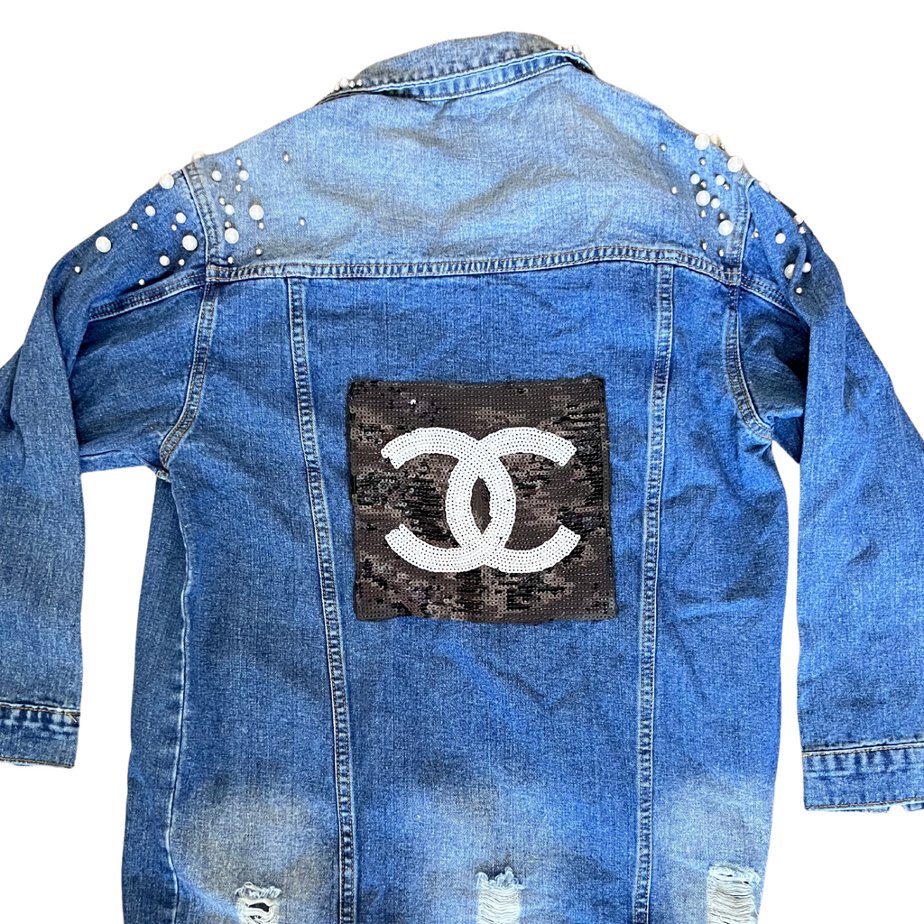 Designer Inspired Patches Luxury Embroidered Patches Custom Denim Jackets Custom Vinyl Logos CC luxury Patches Sew on Patches Chanel