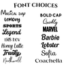 Custom Iron On Vinyl Decal - Customizable Text, Name, Logos, and Images for shirts, jackets, hoodies,