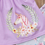 2 Piece Dreamy Lilac Unicorn Set