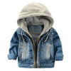 !denim Hooded Jean Jackets - Blue Jean / 3T