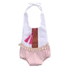 Genie Baby Halter Rompers - Pink / 4-6 Months