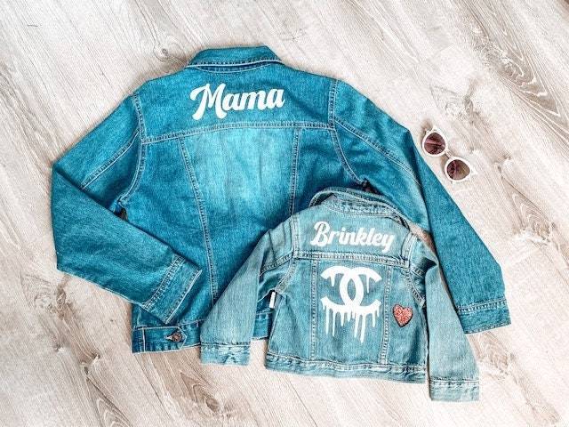 Mommy and me jackets , Mommy and me, mother daughter , mother and son , Matching mommy , matching jckets, big brother, big sister, Mommy and Me , mom and son matching , custom jackets, custom denim, keepsake