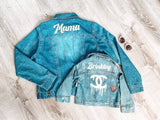 Mommy and me jackets , Mommy and me, mother daughter , mother and son , Matching mommy , matching jckets, big brother, big sister, Mommy and Me , mom and son matching , custom jackets, custom denim, keepsake