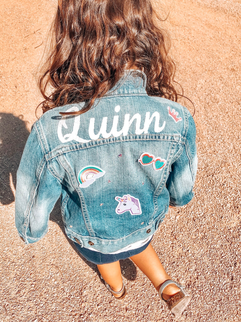 Patch Jacket for Kids  Custom Denim Jacket with Patches - Little