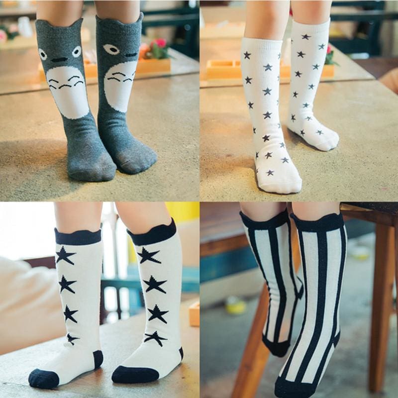 Knee High Printed Socks