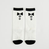 Knee High Printed Socks - Bowtiedots / To 1 Years Old