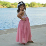 Kodie Floral Ruffle Sun Dress - Dress | Spring kids dress | Toddler Girls dress | Girls Tulle Dress | Pink dress | floral dress | girls tulle dresses