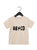 ABC Back to School Kids Graphic Tee Shirt ACDC First Day of school kids Tshirt.