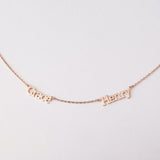 Custom Kids Name Necklace | Silver Gold or Rose Gold Name Necklace, Mom Necklace With Kids Names, Children Name Necklace, 4 Name Necklace, Personalized Gifts For Mom, Mom Gift