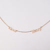 Kids names on necklace for mothers