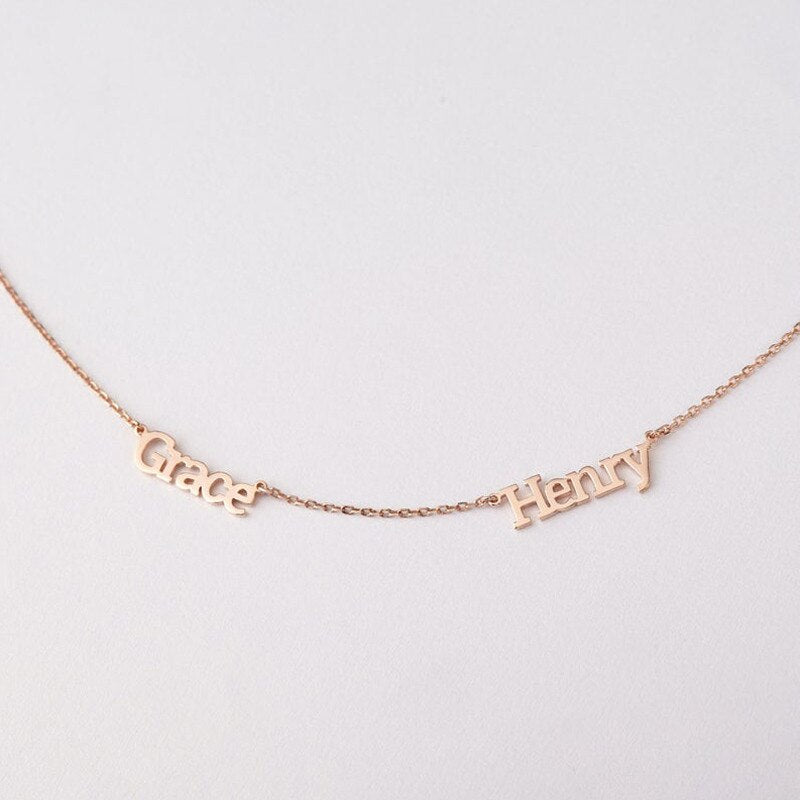 Custom Kids Name Necklace | Mom Necklace With Kids Names, Children Name Necklace, 4 Name Necklace, Personalized Gifts For Mom, Mom Gift