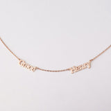 Custom Kids Name Necklace | Silver Gold or Rose Gold Name Necklace, Mom Necklace With Kids Names, Children Name Necklace, 4 Name Necklace, Personalized Gifts For Mom, Mom Gift
